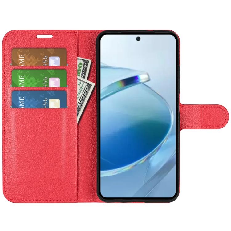 For Redmi 15C 5G / 4G EU 173mm Litchi Texture Horizontal Flip Leather Phone Case with Holder