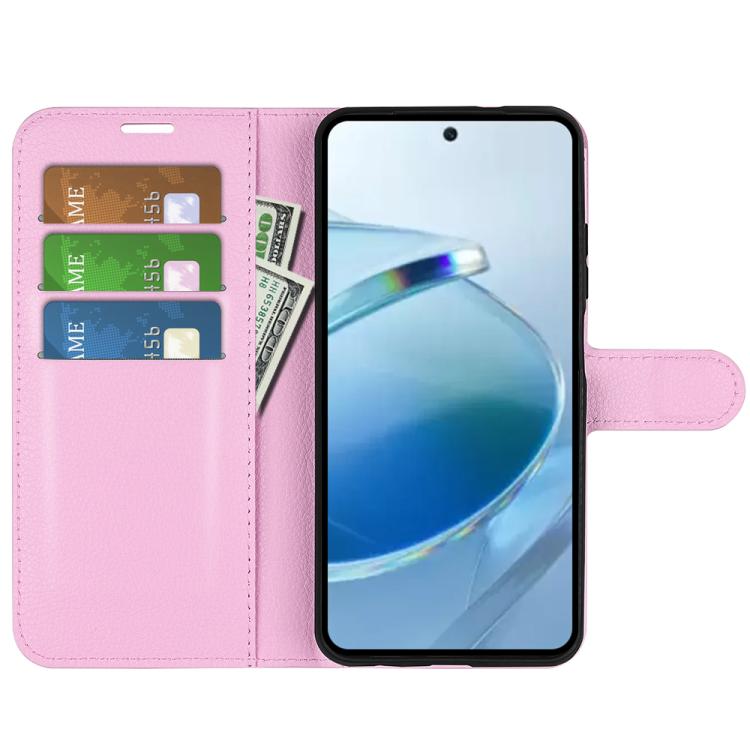 For Redmi 15C 5G / 4G EU 173mm Litchi Texture Horizontal Flip Leather Phone Case with Holder