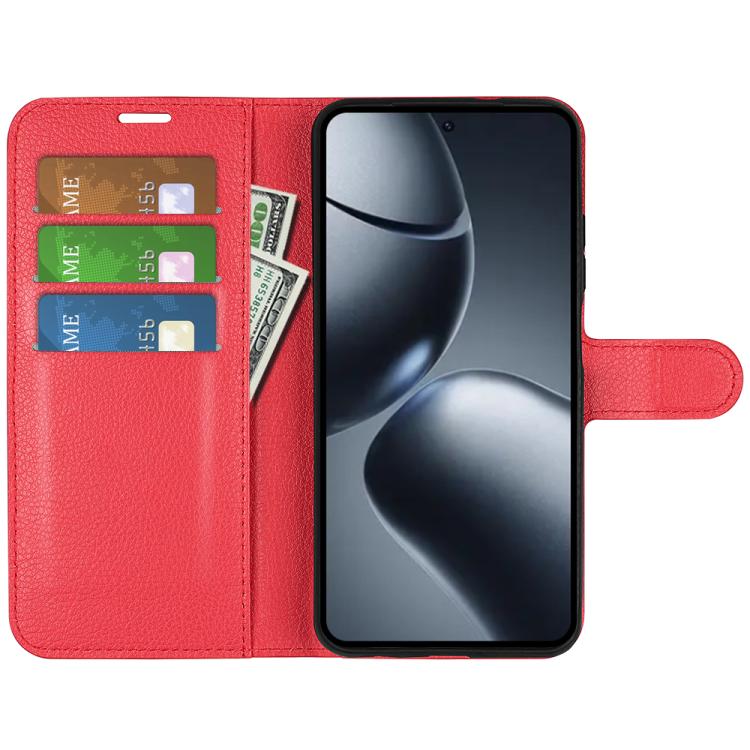 For Xiaomi 15T Litchi Texture Horizontal Flip Leather Phone Case with Holder