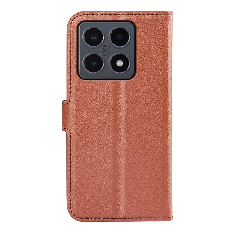 For Xiaomi 15T Litchi Texture Horizontal Flip Leather Phone Case with Holder