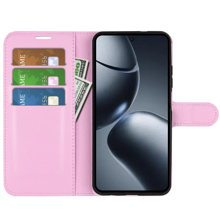 For Xiaomi 15T Litchi Texture Horizontal Flip Leather Phone Case with Holder
