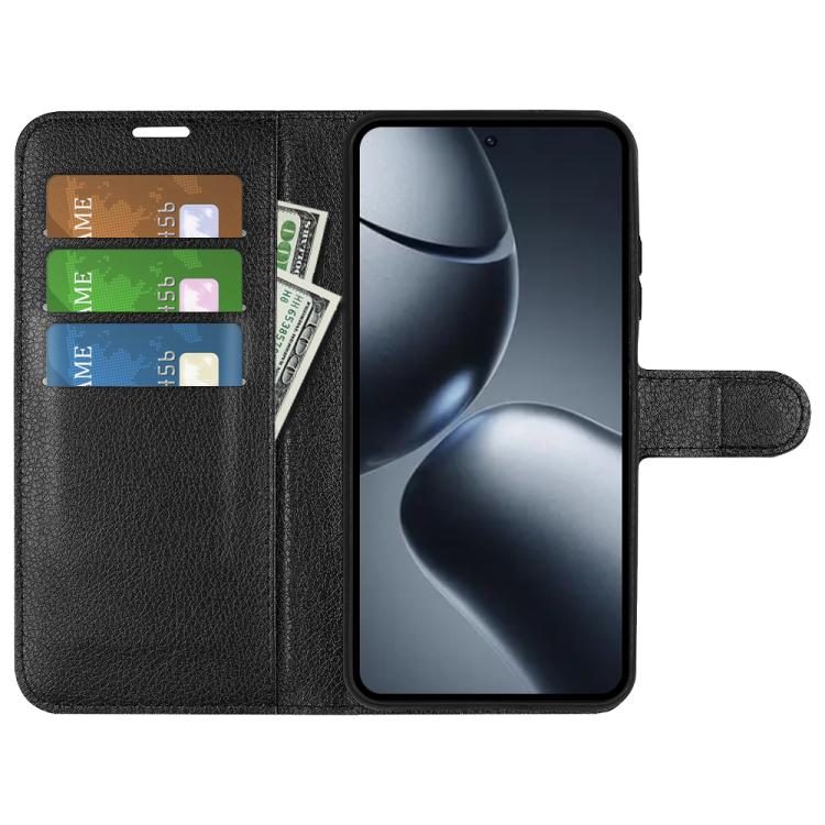 For Xiaomi 15T Pro Litchi Texture Horizontal Flip Leather Phone Case with Holder