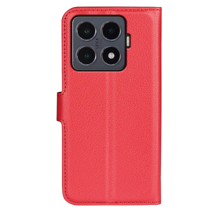 For Xiaomi 15T Pro Litchi Texture Horizontal Flip Leather Phone Case with Holder