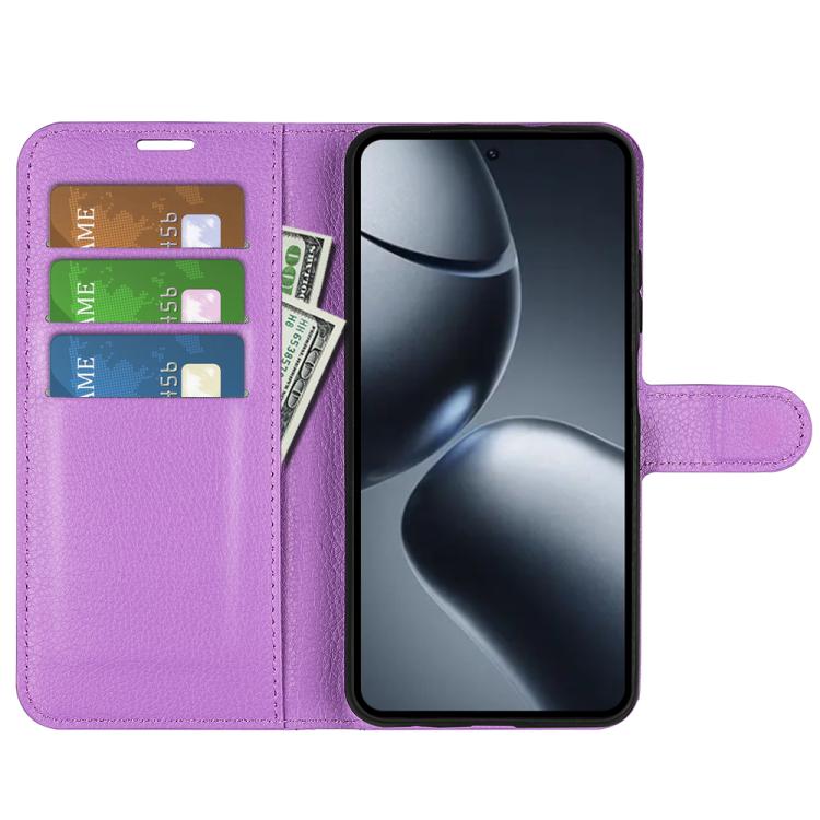 For Xiaomi 15T Pro Litchi Texture Horizontal Flip Leather Phone Case with Holder