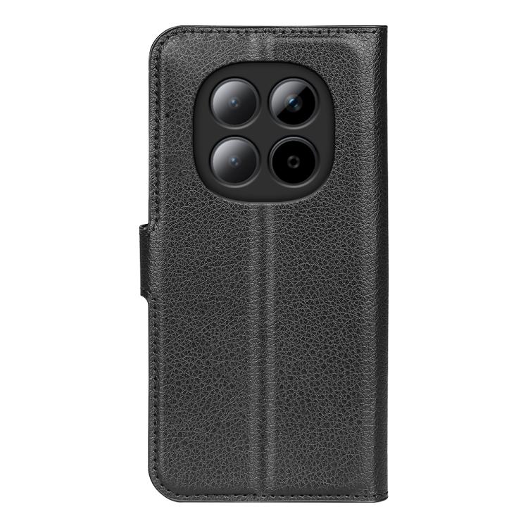 For Redmi Note 15 Pro Global 163.6mm Litchi Texture Horizontal Flip Leather Phone Case with Holder