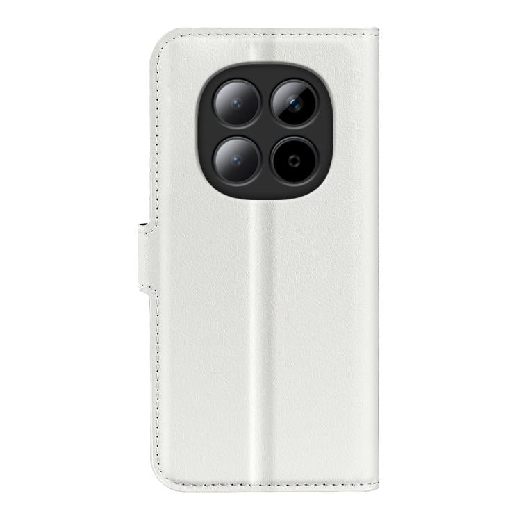 For Redmi Note 15 Pro+ Global 163.3mm Litchi Texture Horizontal Flip Leather Phone Case with Holder