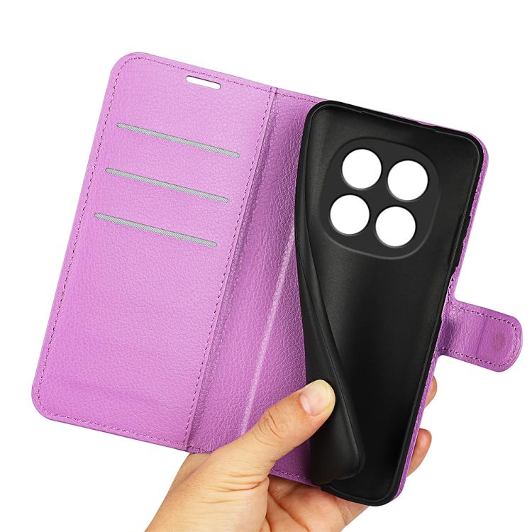 For Redmi Note 15 Pro+ Global 163.3mm Litchi Texture Horizontal Flip Leather Phone Case with Holder