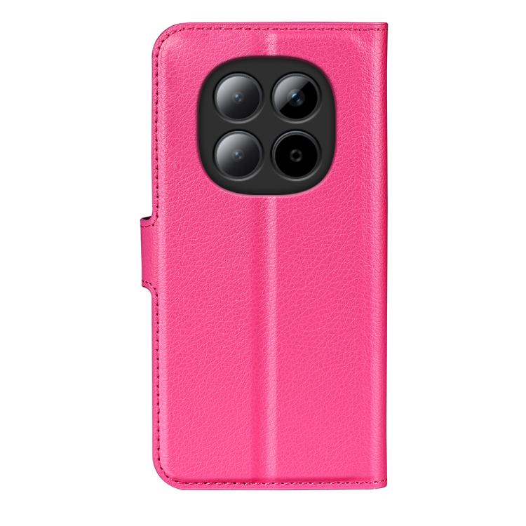 For Redmi Note 15 Pro+ Global 163.3mm Litchi Texture Horizontal Flip Leather Phone Case with Holder