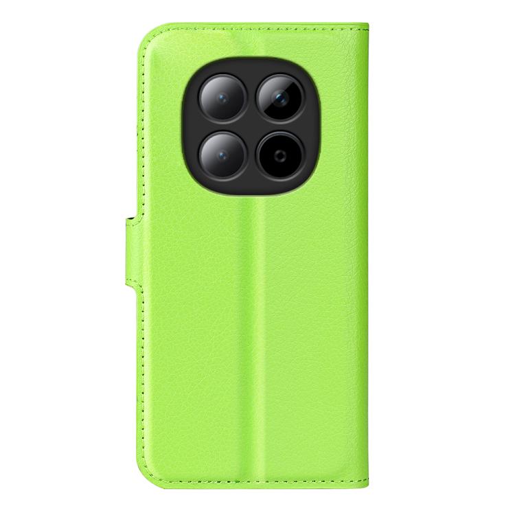 For Redmi Note 15 Pro+ Global 163.3mm Litchi Texture Horizontal Flip Leather Phone Case with Holder