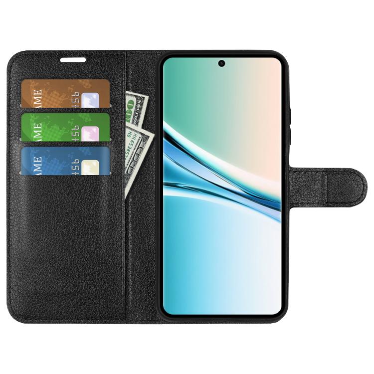 For Redmi Note 15 4G / 5G Global 164mm Litchi Texture Horizontal Flip Leather Phone Case with Holder