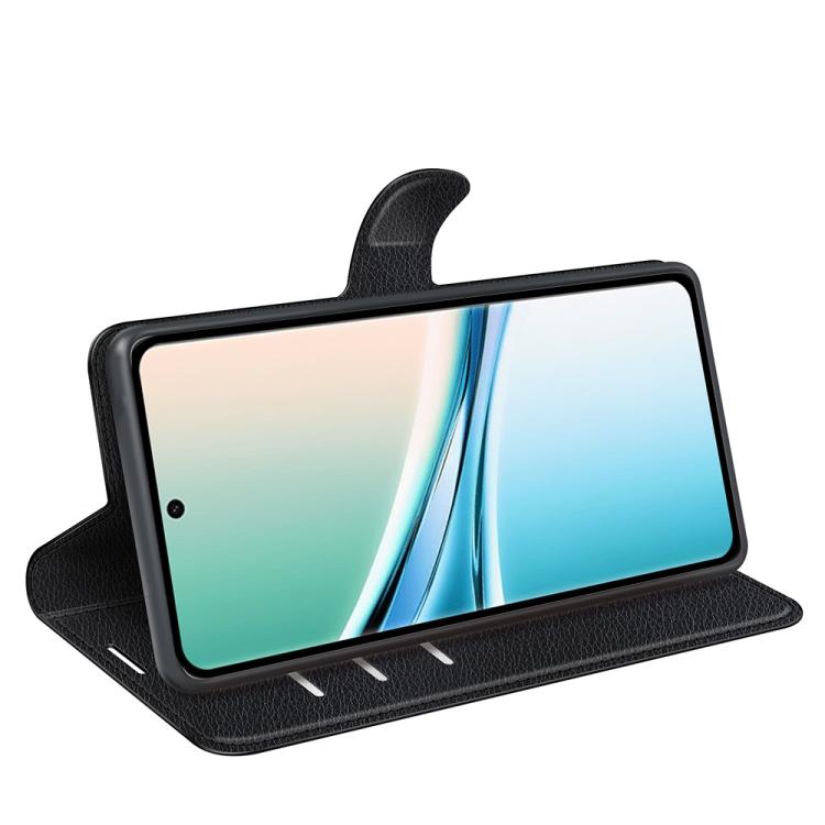 For Redmi Note 15 4G / 5G Global 164mm Litchi Texture Horizontal Flip Leather Phone Case with Holder
