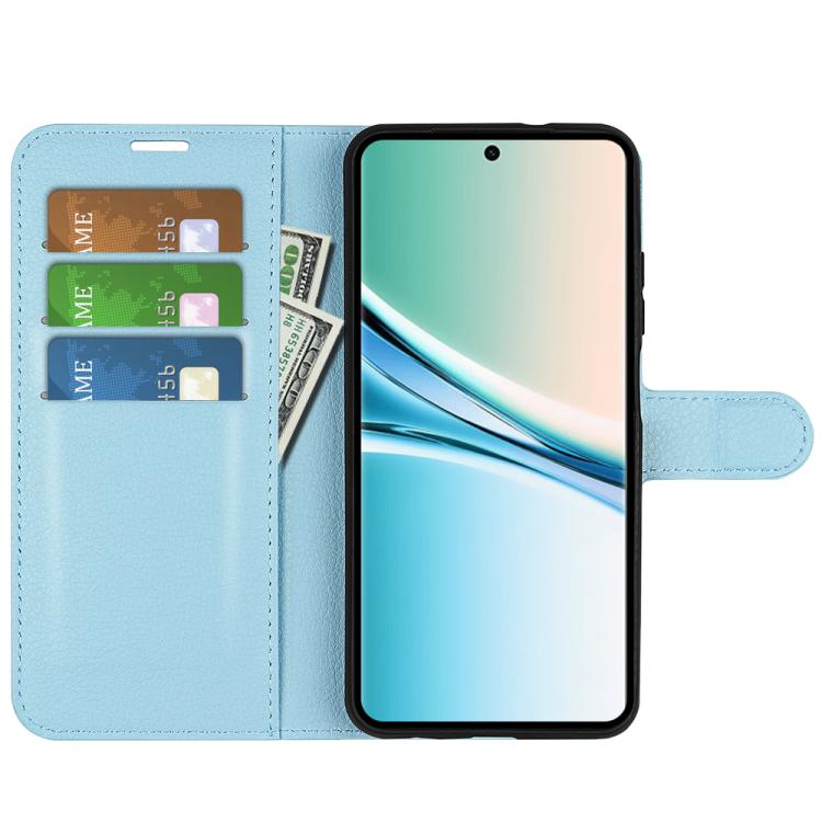 For Redmi Note 15 4G / 5G Global 164mm Litchi Texture Horizontal Flip Leather Phone Case with Holder