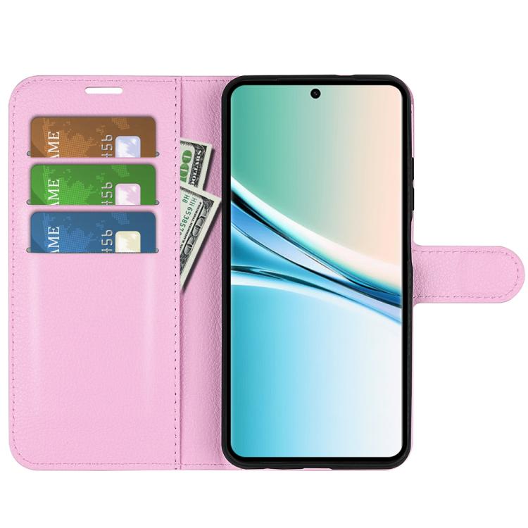 For Redmi Note 15 4G / 5G Global 164mm Litchi Texture Horizontal Flip Leather Phone Case with Holder