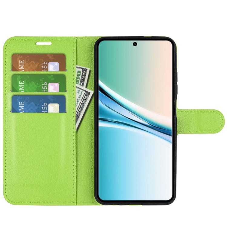 For Redmi Note 15 4G / 5G Global 164mm Litchi Texture Horizontal Flip Leather Phone Case with Holder