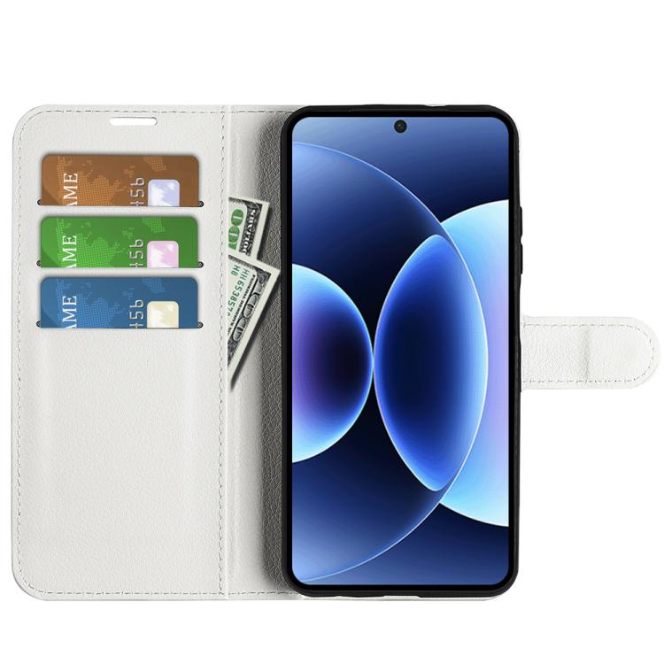 For Xiaomi 17 Pro Litchi Texture Horizontal Flip Leather Phone Case with Holder
