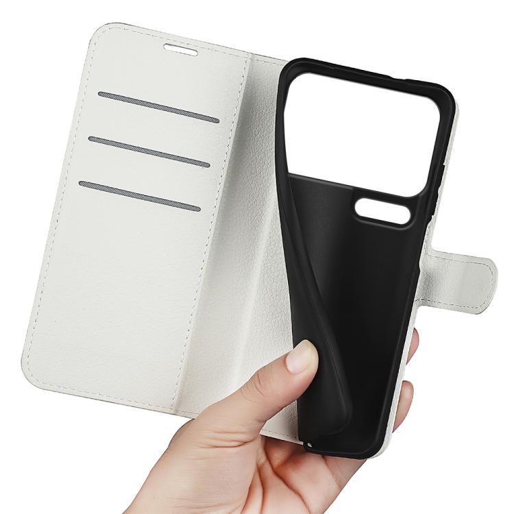 For Xiaomi 17 Pro Litchi Texture Horizontal Flip Leather Phone Case with Holder