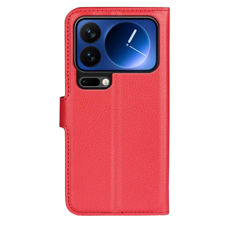 For Xiaomi 17 Pro Litchi Texture Horizontal Flip Leather Phone Case with Holder