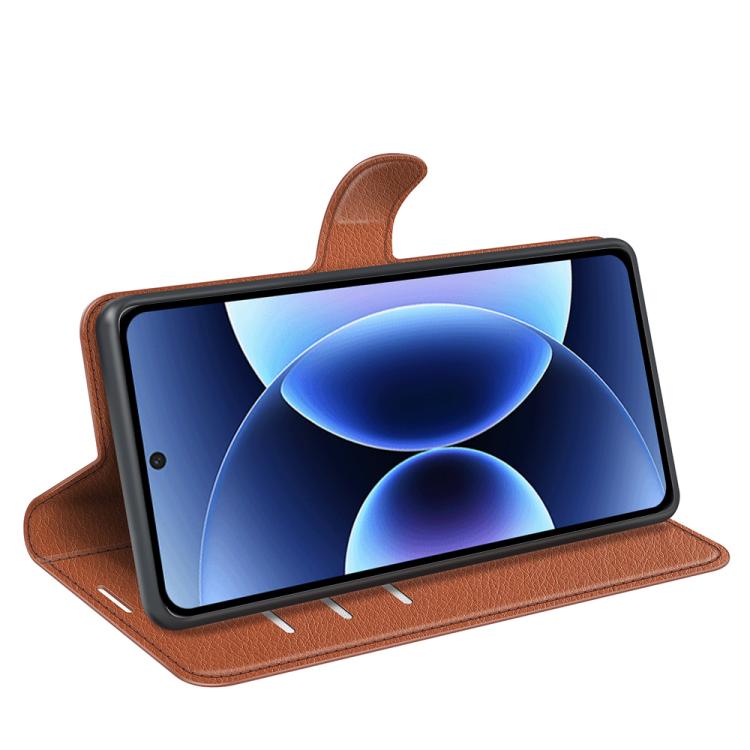 For Xiaomi 17 Pro Litchi Texture Horizontal Flip Leather Phone Case with Holder