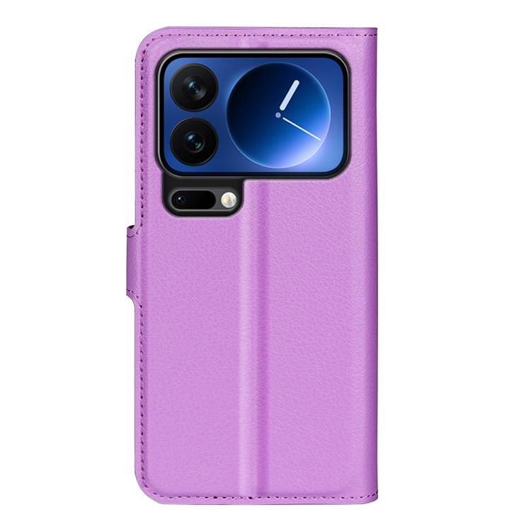 For Xiaomi 17 Pro Litchi Texture Horizontal Flip Leather Phone Case with Holder
