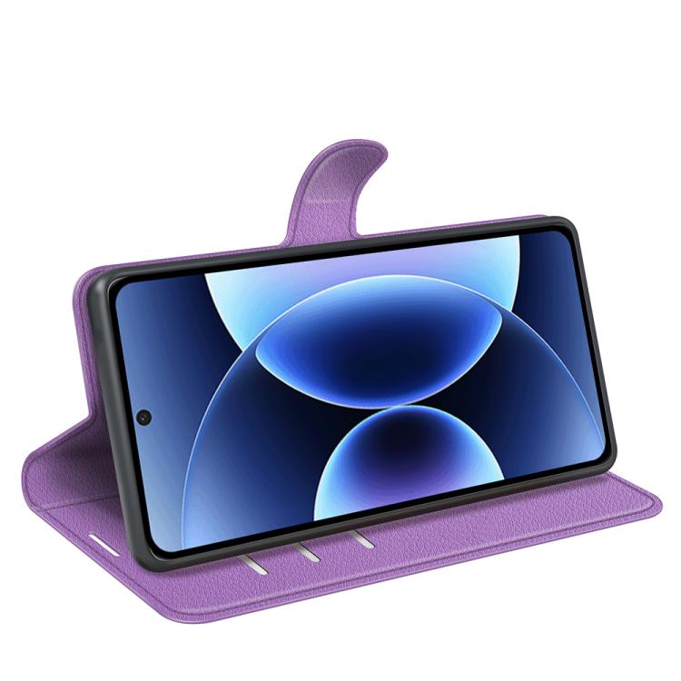 For Xiaomi 17 Pro Litchi Texture Horizontal Flip Leather Phone Case with Holder