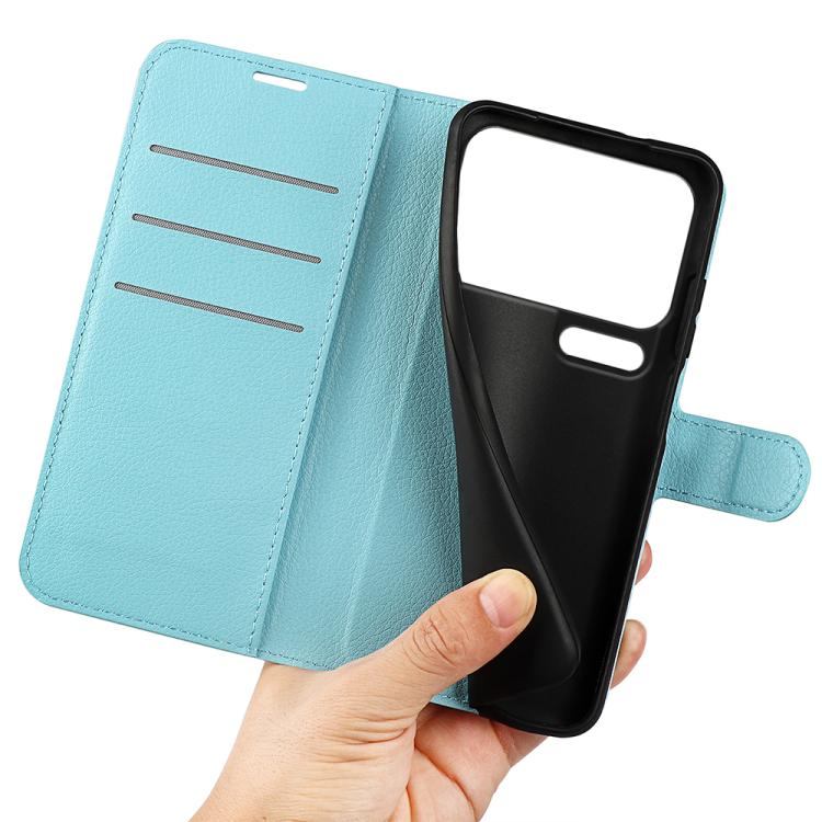 For Xiaomi 17 Pro Litchi Texture Horizontal Flip Leather Phone Case with Holder