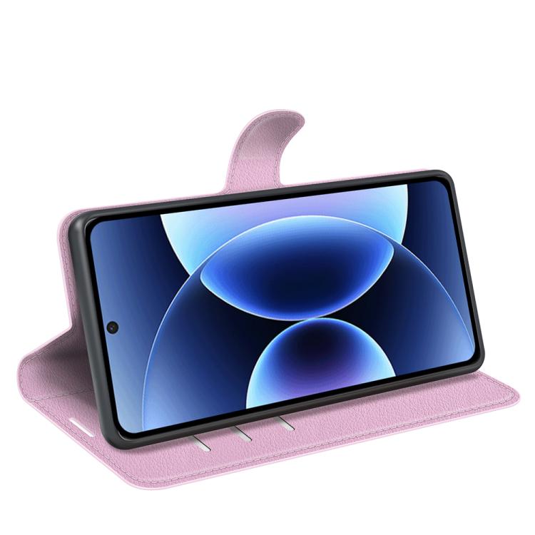 For Xiaomi 17 Pro Litchi Texture Horizontal Flip Leather Phone Case with Holder