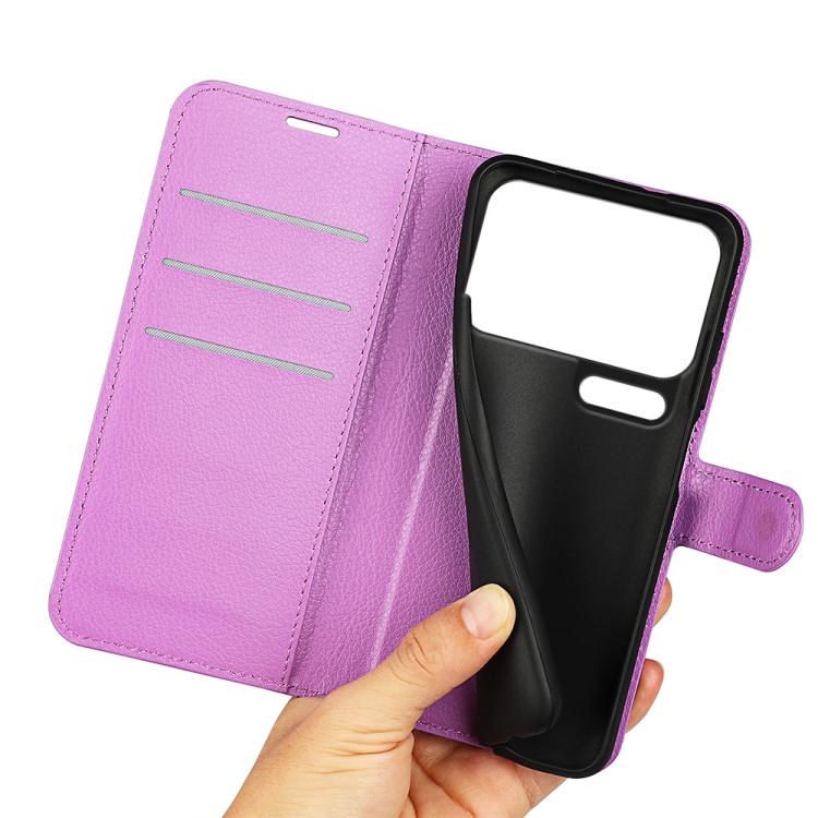 For Xiaomi 17 Pro Max Litchi Texture Horizontal Flip Leather Phone Case with Holder