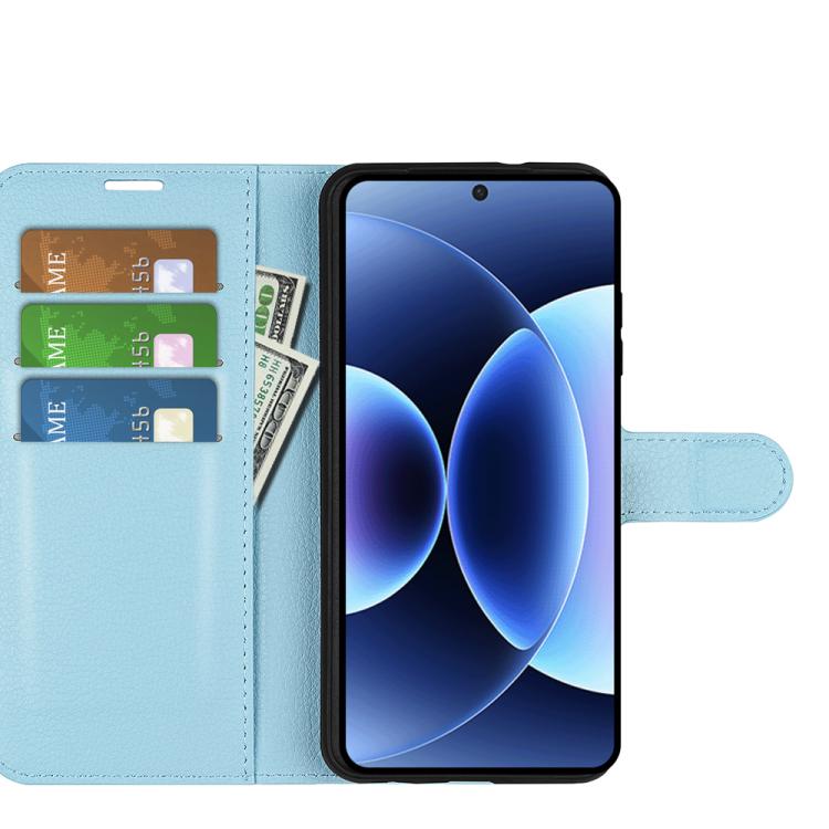 For Xiaomi 17 Pro Max Litchi Texture Horizontal Flip Leather Phone Case with Holder