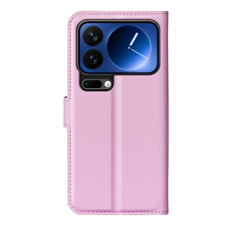 For Xiaomi 17 Pro Max Litchi Texture Horizontal Flip Leather Phone Case with Holder