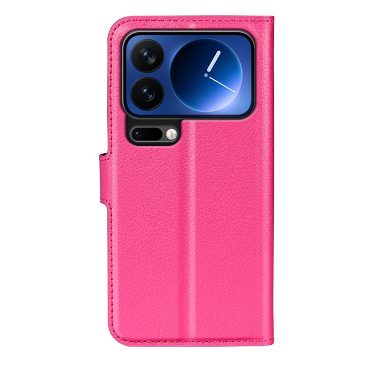 For Xiaomi 17 Pro Max Litchi Texture Horizontal Flip Leather Phone Case with Holder