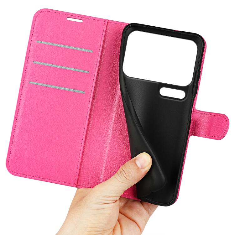 For Xiaomi 17 Pro Max Litchi Texture Horizontal Flip Leather Phone Case with Holder