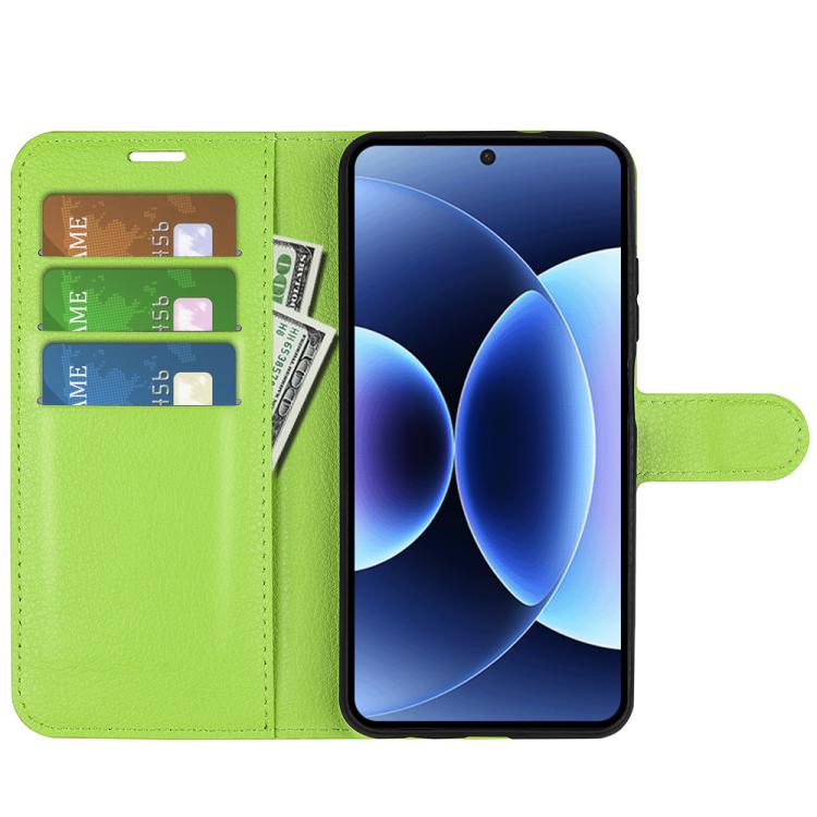 For Xiaomi 17 Pro Max Litchi Texture Horizontal Flip Leather Phone Case with Holder