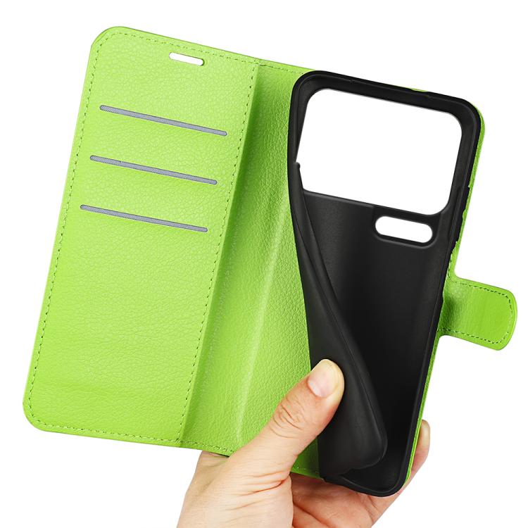 For Xiaomi 17 Pro Max Litchi Texture Horizontal Flip Leather Phone Case with Holder