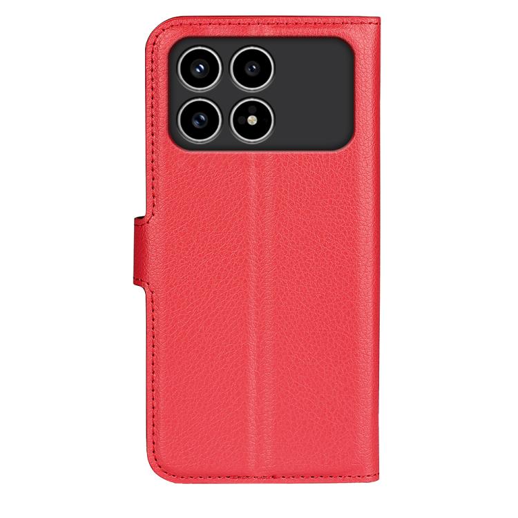 For Xiaomi Poco F8 Pro 5G Litchi Texture Horizontal Flip Leather Phone Case with Holder