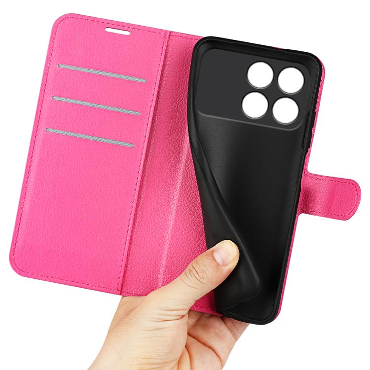 For Xiaomi Poco F8 Pro 5G Litchi Texture Horizontal Flip Leather Phone Case with Holder