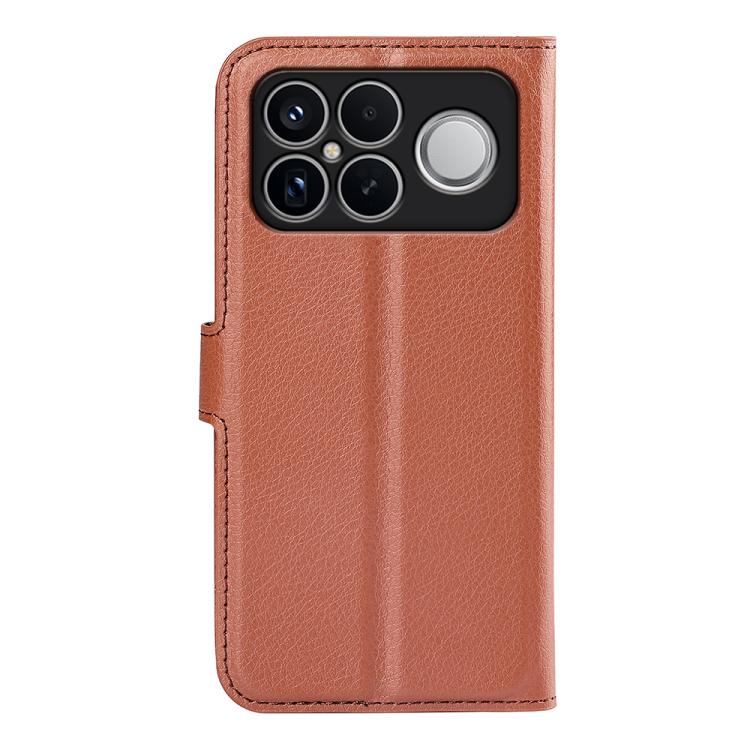 For Xiaomi Poco F8 Ultra 5G Litchi Texture Horizontal Flip Leather Phone Case with Holder