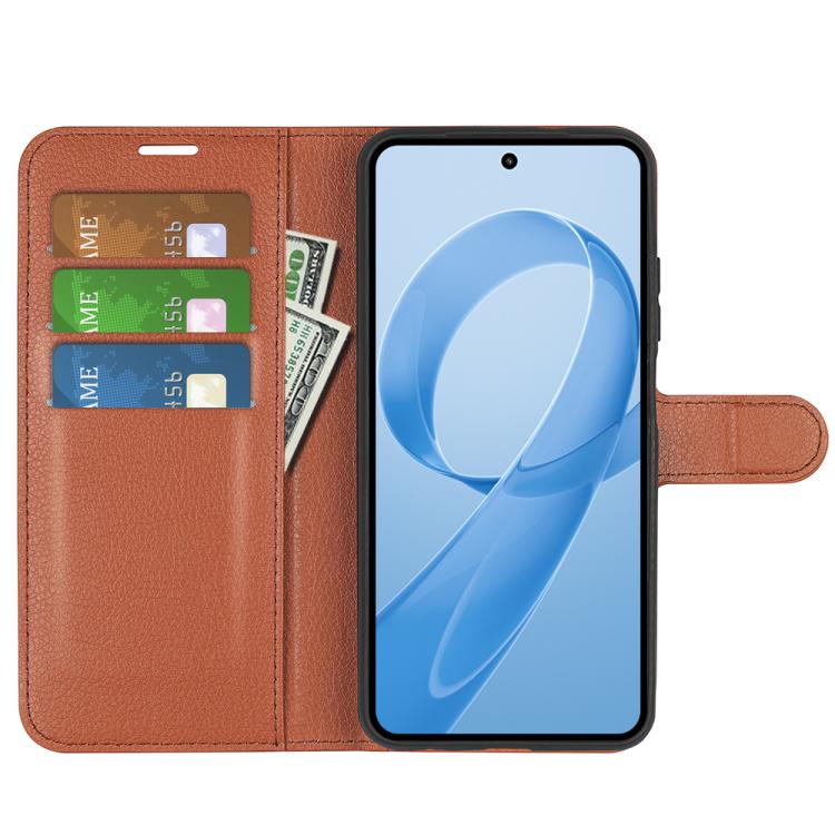 For Xiaomi Poco F8 Ultra 5G Litchi Texture Horizontal Flip Leather Phone Case with Holder