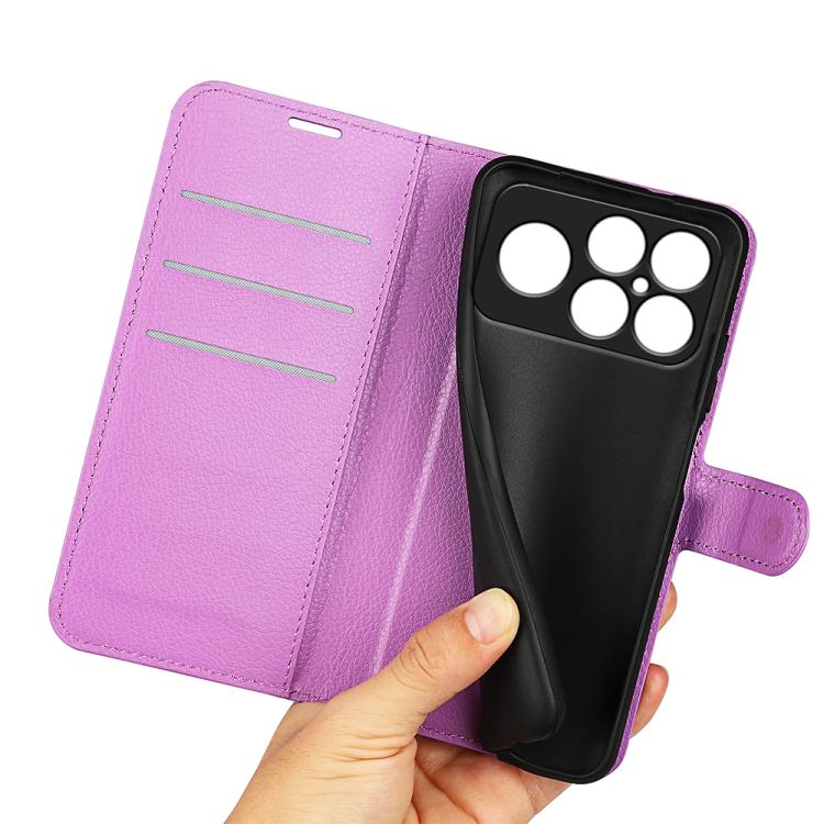 For Xiaomi Poco F8 Ultra 5G Litchi Texture Horizontal Flip Leather Phone Case with Holder