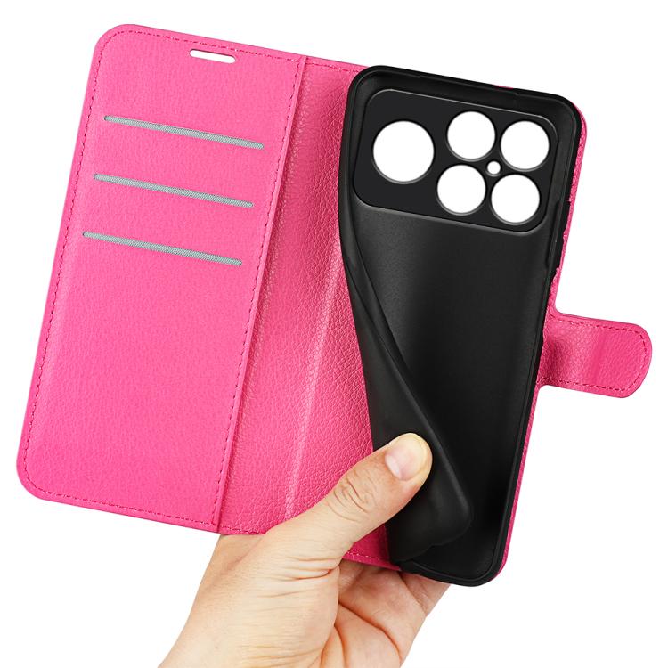 For Xiaomi Poco F8 Ultra 5G Litchi Texture Horizontal Flip Leather Phone Case with Holder
