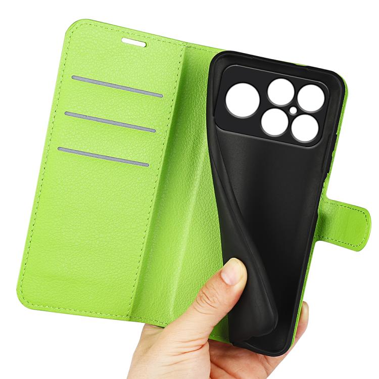 For Xiaomi Poco F8 Ultra 5G Litchi Texture Horizontal Flip Leather Phone Case with Holder