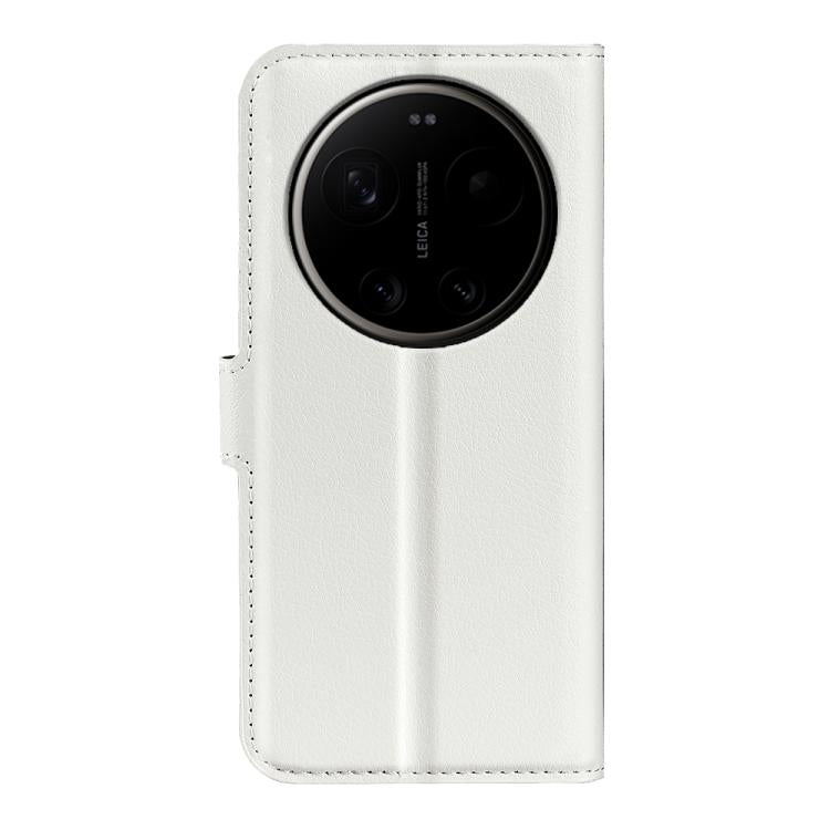 For Xiaomi 17 Ultra Litchi Texture Horizontal Flip Leather Phone Case with Holder