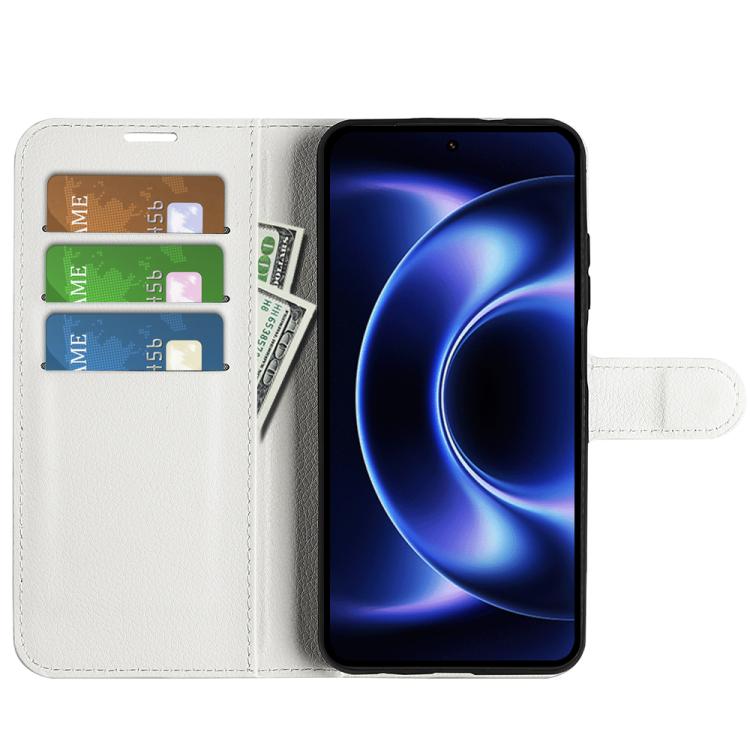 For Xiaomi 17 Ultra Litchi Texture Horizontal Flip Leather Phone Case with Holder
