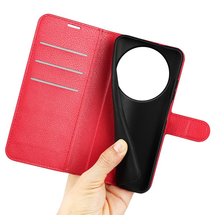 For Xiaomi 17 Ultra Litchi Texture Horizontal Flip Leather Phone Case with Holder