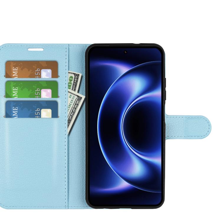 For Xiaomi 17 Ultra Litchi Texture Horizontal Flip Leather Phone Case with Holder
