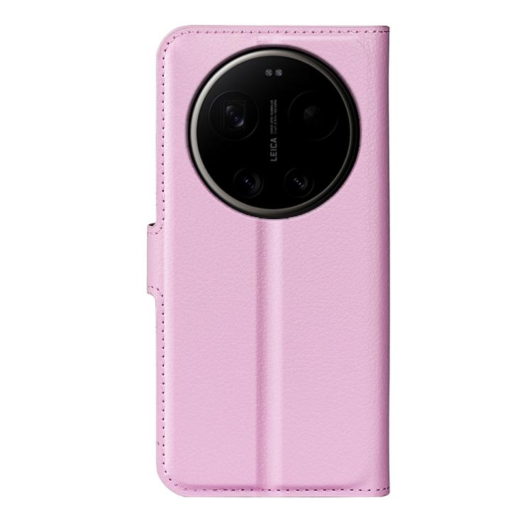 For Xiaomi 17 Ultra Litchi Texture Horizontal Flip Leather Phone Case with Holder