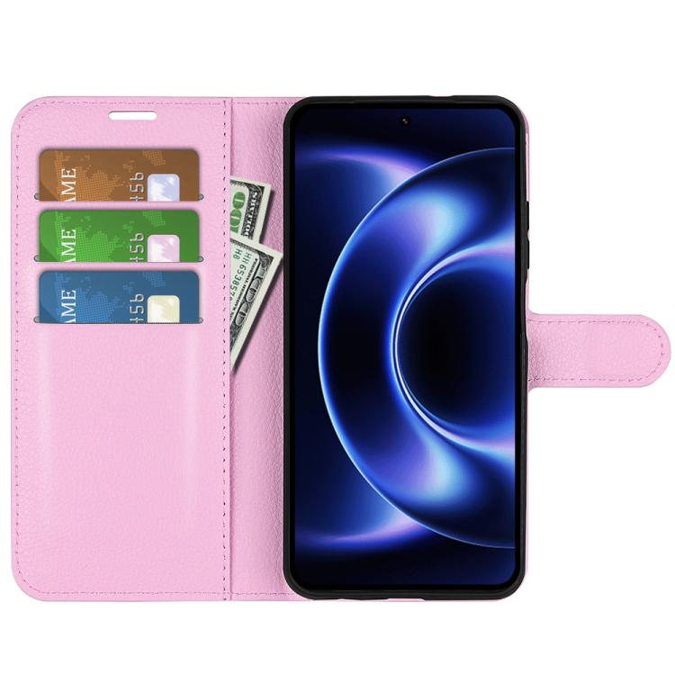 For Xiaomi 17 Ultra Litchi Texture Horizontal Flip Leather Phone Case with Holder