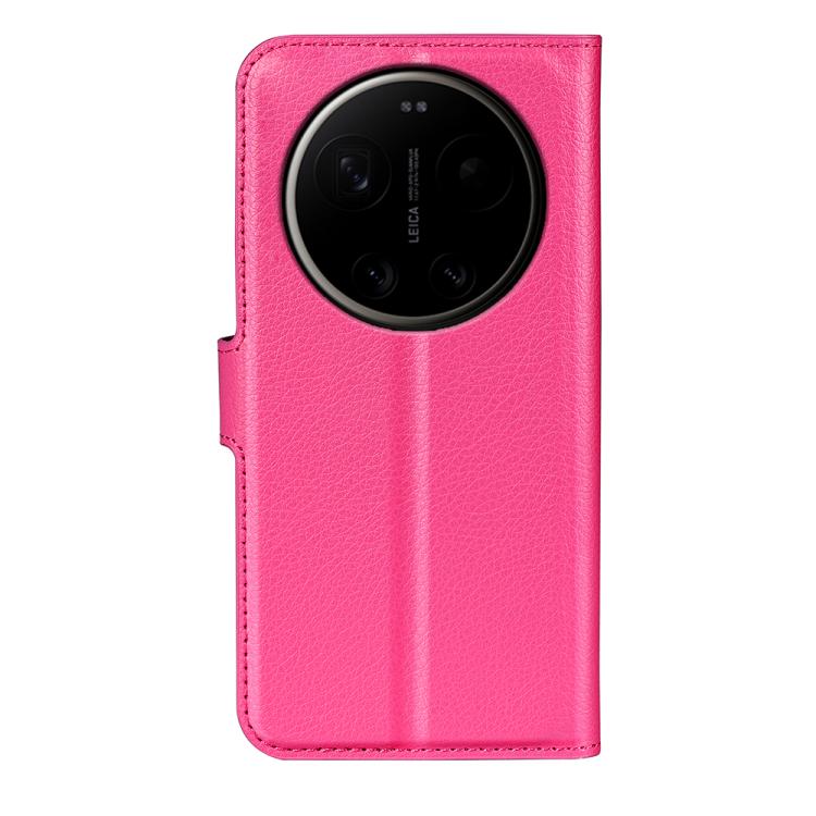 For Xiaomi 17 Ultra Litchi Texture Horizontal Flip Leather Phone Case with Holder