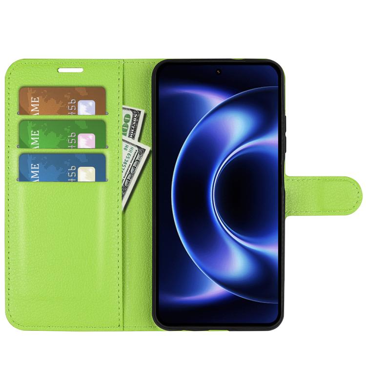 For Xiaomi 17 Ultra Litchi Texture Horizontal Flip Leather Phone Case with Holder