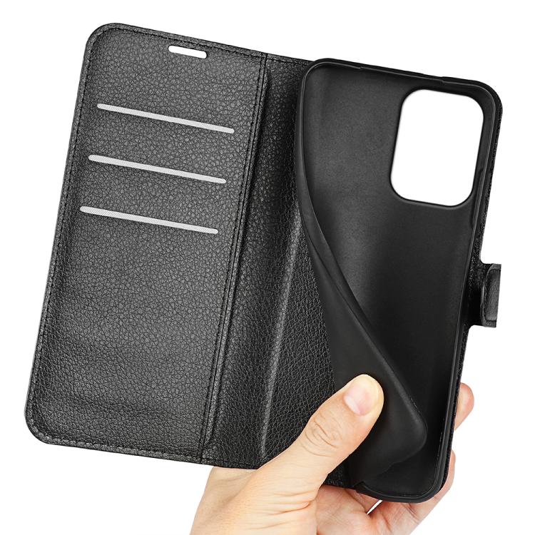 For Redmi Turbo 5 Max / Poco X8 Pro Max Litchi Texture Horizontal Flip Leather Phone Case with Holder