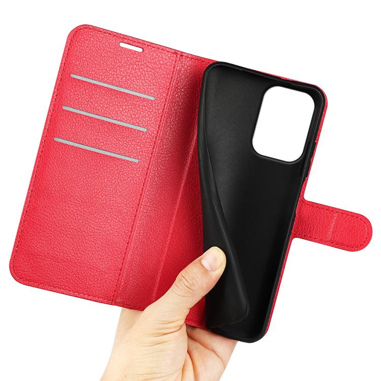 For Redmi Turbo 5 Max / Poco X8 Pro Max Litchi Texture Horizontal Flip Leather Phone Case with Holder